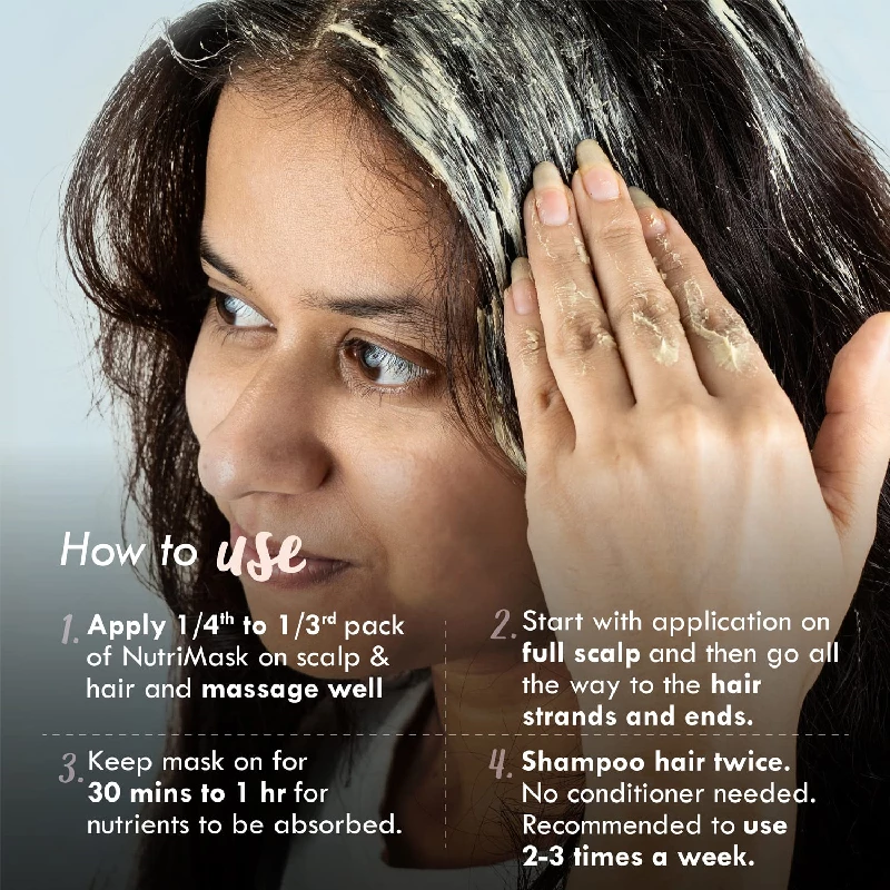 Nat Habit Curry Sesame NutriMask Fresh Hair Mask For Grey Hair-4.webp